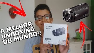 UNBOXING03  FILMADORA HDRCX405 [upl. by Lux]