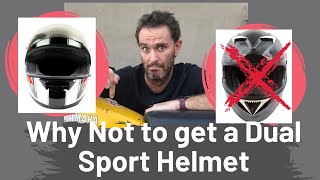 Dual Sport Helmet vs Street Helmet [upl. by Sang]