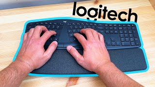 Logitech ERGONOMIC Keyboard K860  Unboxing amp Overview [upl. by Klemens]