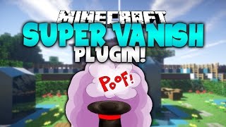 SUPER VANISH  Minecraft Plugin Tutorial [upl. by Enoitna981]