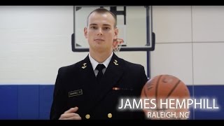 Navy MBB  James Hemphill Senior Spotlight [upl. by Annayt]