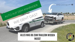 Einfach Anhänger fahren  Was tun wenn ein Auto auf deinen Anhänger soll [upl. by Silda]