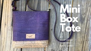 Sewing Tutorial Mini Box Tote by SewGnar Sewing Patterns [upl. by Schreibe]