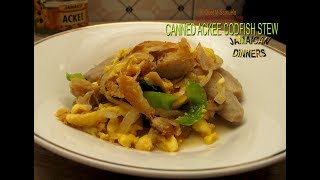 CANNED ACKEE CODFISH STEW aka Ackee and Saltfish [upl. by Regni]