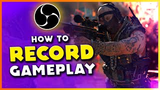 Best Settings to RECORD Gameplay with OBS Studio How to capture on PC [upl. by Ymorej]