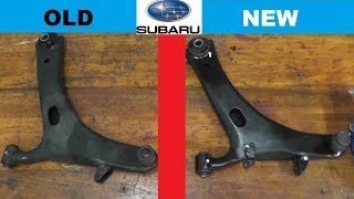 Subaru Lower Control Arm Replacement with BASIC HAND TOOLS [upl. by Matrona]