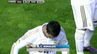 Cristiano Ronaldo amazing goal vs osasuna 2012 [upl. by Blair]