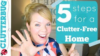 How To Declutter Your Home in 5 Easy Steps [upl. by Yerffoeg470]