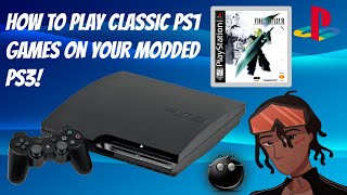 How To Play Classic PS1 ISOBIN Games On Your Modded PS3 EASY HENCFW PS1 PS3 CFW [upl. by Intruok]