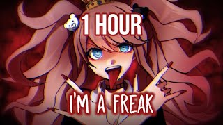 Nightcore  QUEEN OF THE FREAKS Lyrics 1 HOUR [upl. by Gaither]