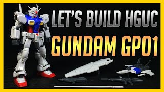 Lets Build HGUC Gundam GP01 [upl. by Ikin]