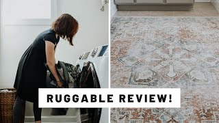 Ruggable Video Review Answering your Questions  My Thoughts after a Year [upl. by Gilly]