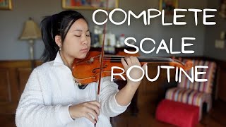 Practice with Me Scales How I Practice Violin Scales [upl. by Willy]