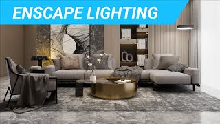 Enscape Lighting  Beginner to Advanced [upl. by Akcired]