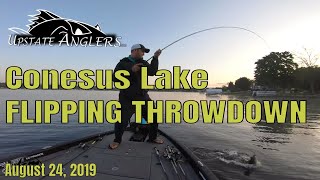 Upstate Angler Conesus Lake FLIPPING THROWDOWN [upl. by Sabu336]