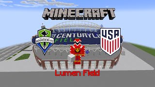 Estadios en Minecraft 56 Lumen Field [upl. by Ihcego]