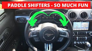 Paddle Shifters Tutorial How to Use Paddle Shifters On Mustang  EASY [upl. by Nivi]