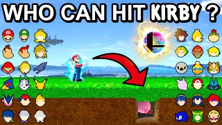 Who Can Hit Kirby Underground With A Final Smash   Super Smash Bros Ultimate [upl. by Anifur]