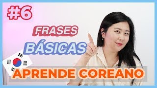 CLASE 6 CÓMO SE DICE HOLA ADIÓS Y GRACIAS EN COREANO  FRASES BÁSICAS PARA PRESENTARSE [upl. by Lennard805]