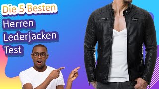 Die 5 Besten Herren Lederjacken Test [upl. by Tremaine]