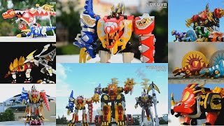 All DX Gattai Bakuryuu Sentai Abaranger 2003 DX 爆竜戦隊アバレンジャー Power Rangers Dino Thunder Megazord [upl. by Erot]