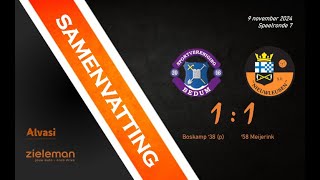 Samenvatting SV Bedum 1  SV Nieuwleusen 1 [upl. by Lebna]