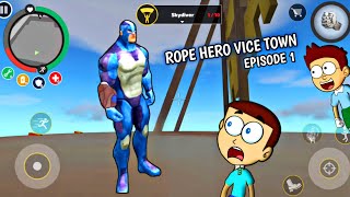 First Time Playing Rope Hero  Vice Town  Shiva and Kanzo Gameplay [upl. by Pestana]