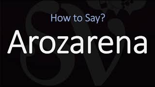 How to Pronounce Arozarena CORRECTLY [upl. by Yramliw372]