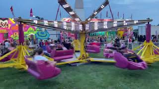 Delaware County Fair Sizzler Ride [upl. by Ojimmas]