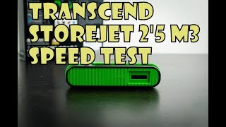 Transcend StoreJet 25M3 SpeedPerformance Test 1TB [upl. by Malissia]