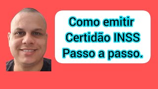 Como gerar a certidão do INSS passo a passo [upl. by Aeniah]