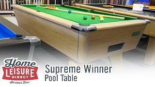 Supreme Winner English Pool Table [upl. by Lombardi809]