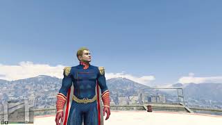 GTA 5 Homelander script mod Superman V2 eWIP [upl. by Winter]