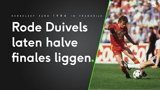 Euro 1984 Rode Duivels geven plaats in halve finales weg tegen Denemarken [upl. by Eldrida656]