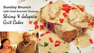 Shrimp amp Jalapeño Grit Cakes  Sunday Brunch Recipe [upl. by Sommer621]