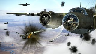 Large Bomber Formations VS Flak amp AAA V248  IL2 Sturmovik Flight Simulator Crashes [upl. by Camilla]