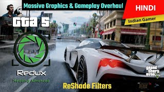 How to Install GTA 5 Redux v19 Mod  Massive Graphics amp Gameplay Overhaul  RESHADEENB  TEXTURES [upl. by Kerri373]