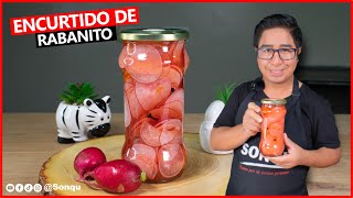 Receta de RABANITOS INCURTIDOS Rápido y Fácil  Sonqu [upl. by Suivatram]