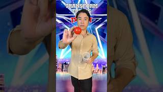 With Just a Touch – The Ball Instantly Changes Color magic magician magiciangottalent [upl. by Keraj]