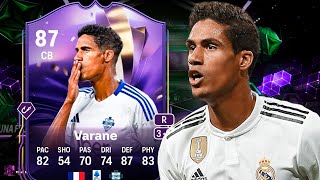 ¡ES OBLIGATORIO 87 Raphaël VARANE End of an Era Sbc Review  EA FC 25 [upl. by Darnok]