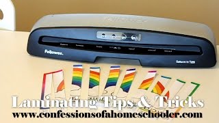 Laminating Tips amp Tricks [upl. by Fancie]