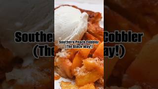 Southern Peach Cobbler— The Black Way 🥧 [upl. by Mitchael]