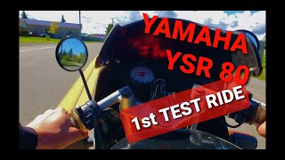 Yamaha Ysr80  1st Test Ride [upl. by Atilegna]