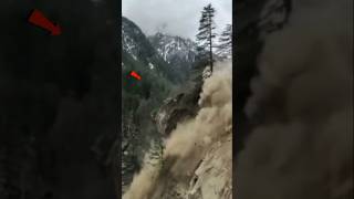 Big dry rock slide nplnepalmountains rockshorts [upl. by Ahsitram]