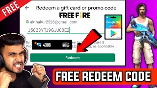 Free Fire Free Unlimited Redeem Code 2021 l How To Get Free Redeem Code No App No Paytm l Free Fire [upl. by Abell]