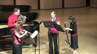 NNU Woodwind Quartet Rossini Rondo Allegretto from Quartet IV 3rd movement [upl. by Giulietta899]