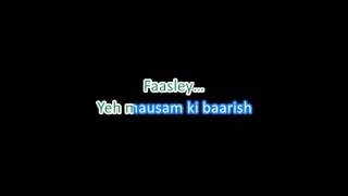 Baarish  Karaoke Track [upl. by Ahsein349]