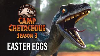 Easter Eggs in Season 3 of Jurassic World Camp Cretaceous [upl. by Nelyk620]