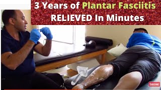 3 Years of  Plantar Fasciitis  RELIEVED in Minutes REAL RESULTS [upl. by Itaws]