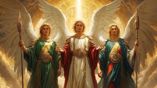 THREE ARCHANGELS SAINT MICHAEL SAINT RAFAEL SAINT GABRIEL CLEANSE ALL DARKNESS HEAL THE SOUL [upl. by Atiuqiram268]